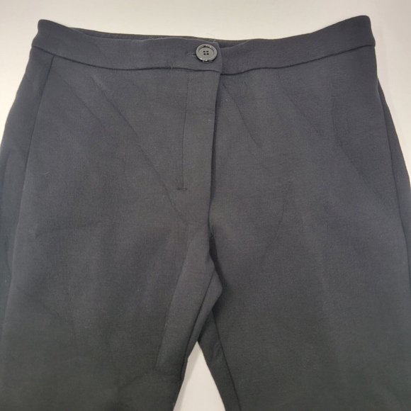 S' MaxMara Small S Solid Black Soft Lightweight Skinny Women's Pants - Picture 3 of 6